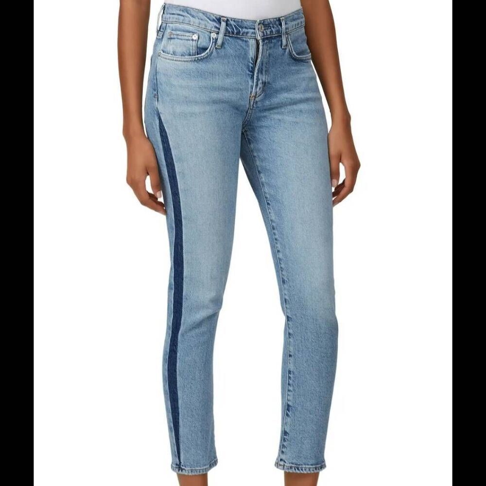 Agolde Toni Mid Rise Slim Straight Jeans
